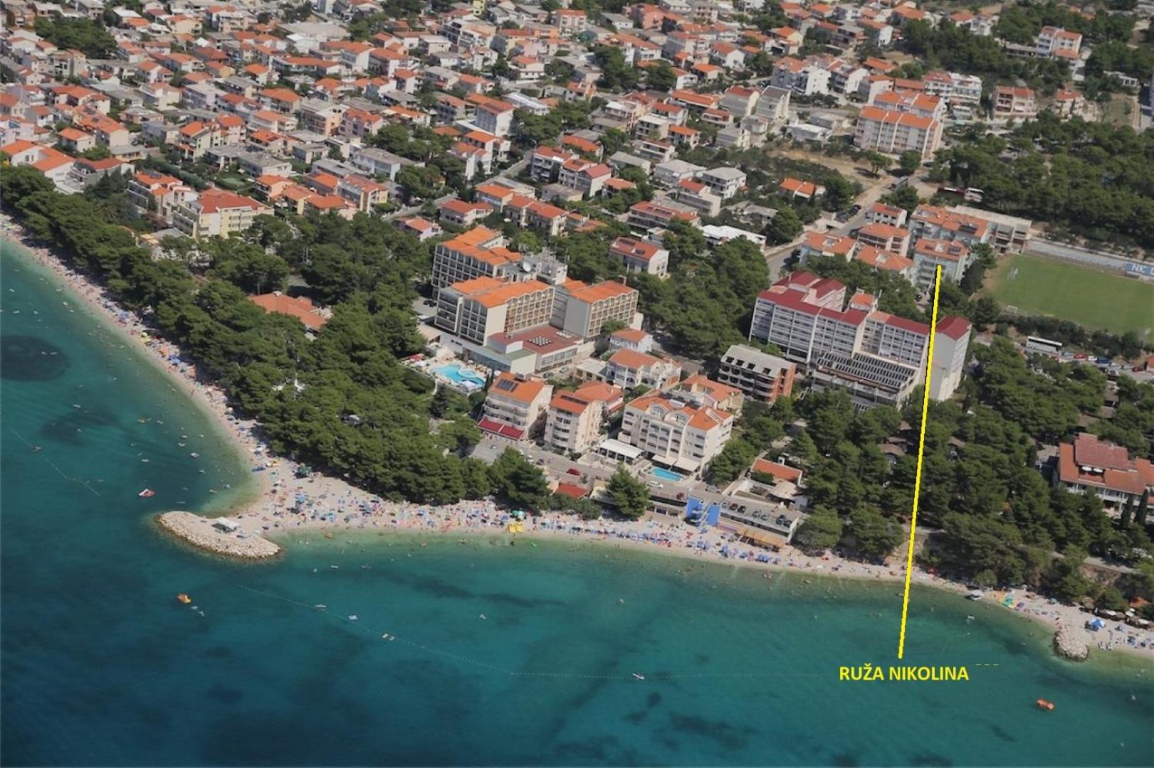 Ruza&Nikolina "1" Apartmani - Baška Voda Exterior foto